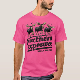 Northern Exposure Cicely Alaska Distressed effect T-Shirt