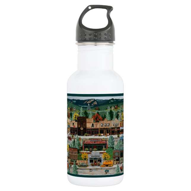 "Northern Exposure" ~ Roslyn, Washington 532 Ml Water Bottle (Front)