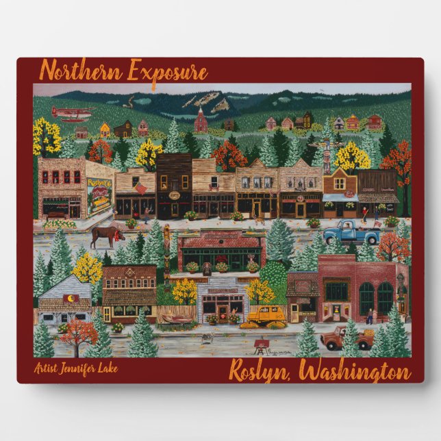 "Northern Exposure" ~ Roslyn, Washington Plaque (Front)