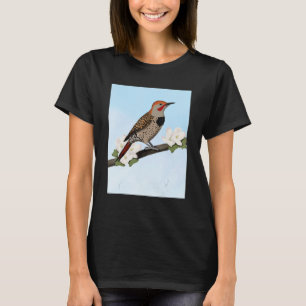Northern Flicker Bird Birdlover Birdwatcher Animal T-Shirt