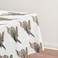 Northern flicker bird cartoon illustration