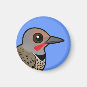 Northern Flicker (red-shafted) Magnet