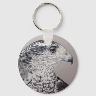 Northern Goshawk Key Ring