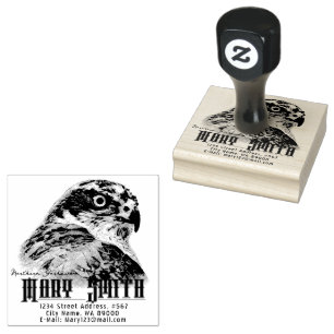 Northern Goshawk Rubber Stamp