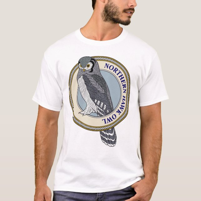 Northern Hawk Owl-M T-Shirt (Front)