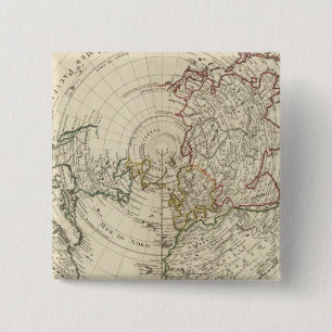 Northern Hemisphere 15 Cm Square Badge