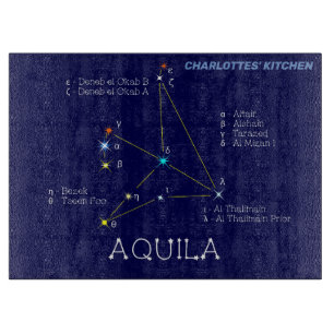 Northern Hemisphere Constellation Aquila Cutting Board