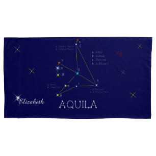 Northern Hemisphere Constellation Aquila Pillowcase