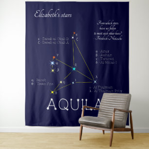 Northern Hemisphere Constellation Aquila Tapestry
