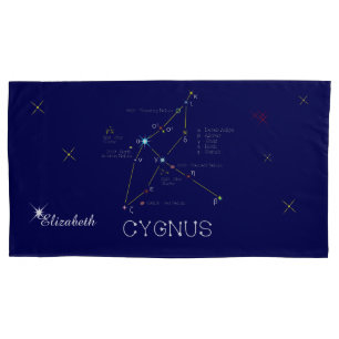 Northern Hemisphere Constellation Cygnus Pillowcase