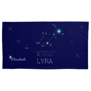 Northern Hemisphere Constellation Lyra Pillowcase