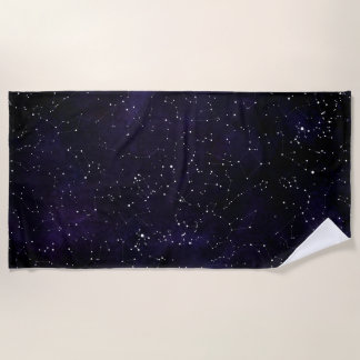 Northern Hemisphere Constellations Bath Towel