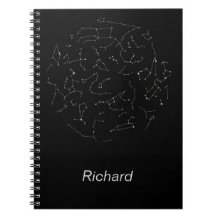 Northern Hemisphere Constellations with Name Notebook