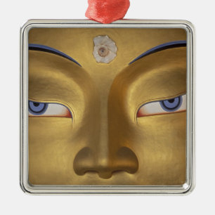 Northern India, Ladakh, Thikse gompa Metal Tree Decoration