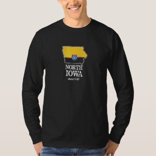 Northern Iowa I-80 Interstate Corn Belt Pork Farm  T-Shirt