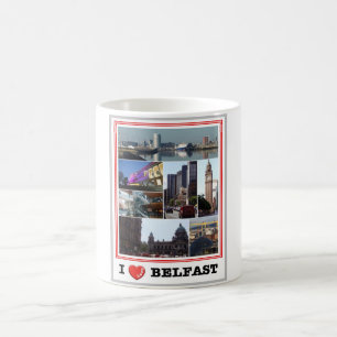 Northern Ireland - Belfast - I Love - Coffee Mug