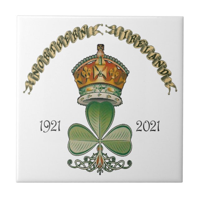 Northern Ireland centenary Tile (Front)