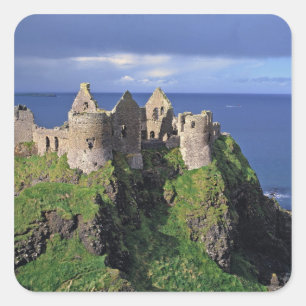 Northern Ireland, County Antrim, Dunluce Square Sticker