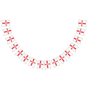 Northern Ireland flag bunting banner