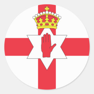 Northern Ireland Flag Classic Round Sticker