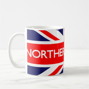 Northern Ireland on British Flag Coffee Mug