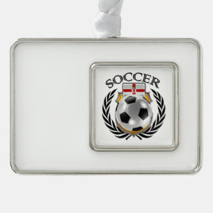 Northern Ireland Soccer 2016 Fan Gear Silver Plated Framed Ornament