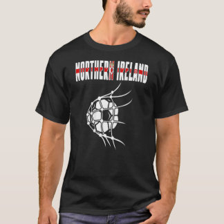 Northern Ireland Soccer Ball In Net Northern Irish T-Shirt