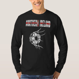 Northern Ireland Soccer Ball In Net Northern Irish T-Shirt