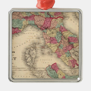 Northern Italy Southern Italy Metal Tree Decoration