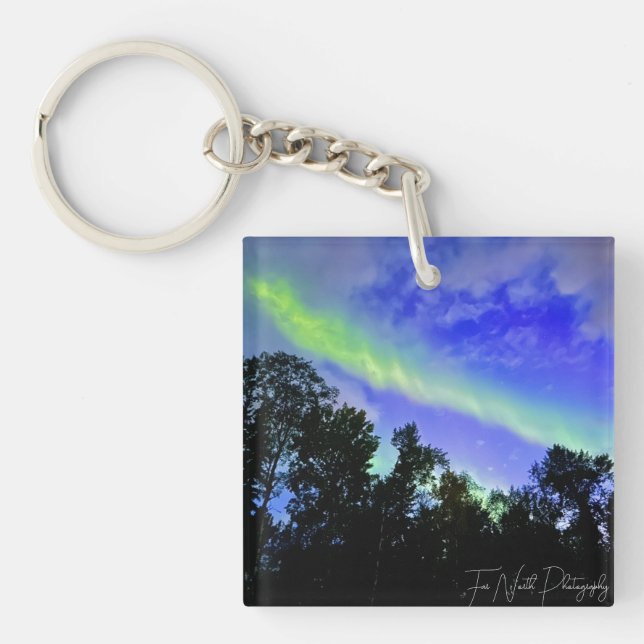 Northern Light acrylic keychain double sided (Front)