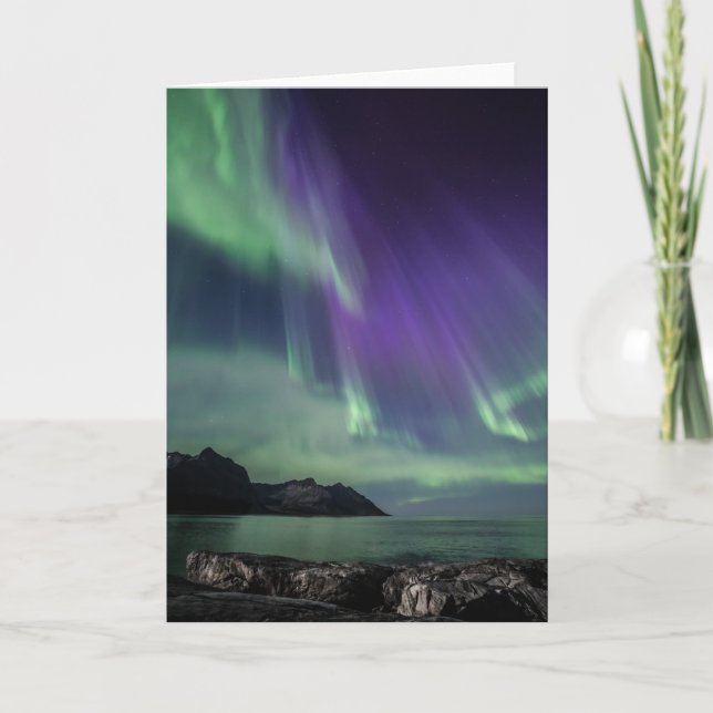 Northern Light in Norway Card (Front)