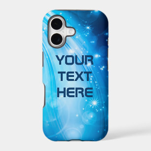 Northern Light Stars blue + your text & ideas
