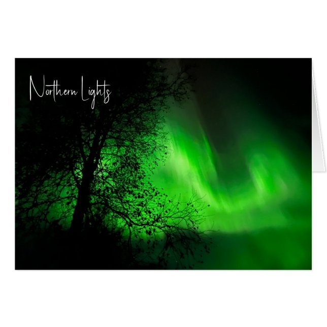 Northern Lights - 5" x 7" Art Card (Front Horizontal)
