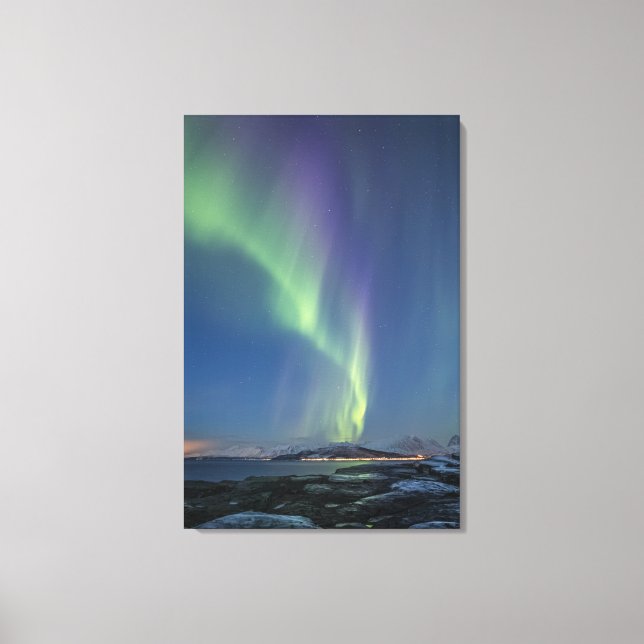 Northern Lights Astro Photo Canvas Print (Front)