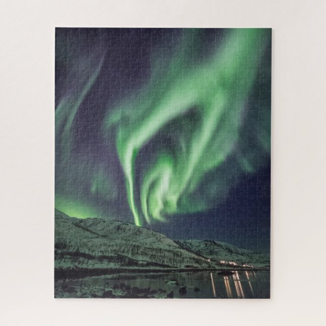 Northern Lights Astro Photo Jigsaw Puzzle (Vertical)