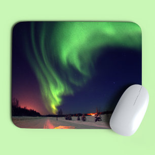 Northern Lights at Bear Lake Mouse Pad