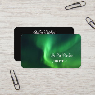 Northern Lights Aurora Borealis Business Card