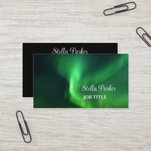 Northern Lights Aurora Borealis Business Card