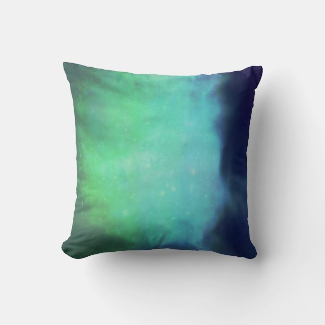 Northern Lights / Aurora Borealis Cushion (Front)