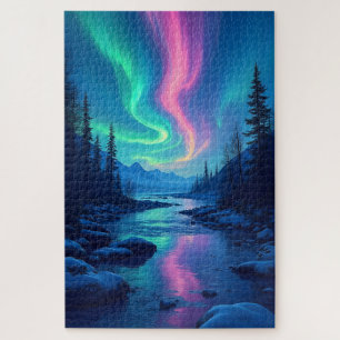 Northern Lights Aurora Borealis Jigsaw Puzzle