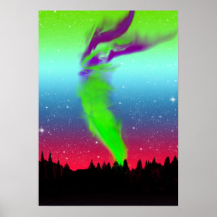 Northern Lights - Aurora Borealis Poster