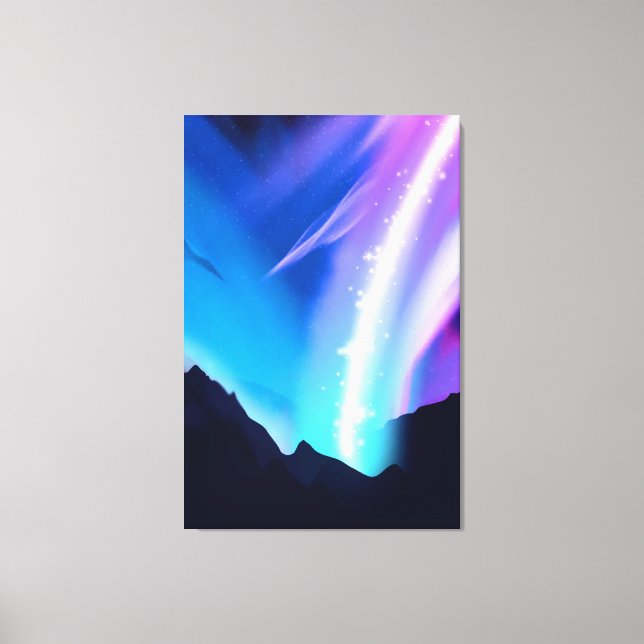 Northern Lights Canvas Print (Front)