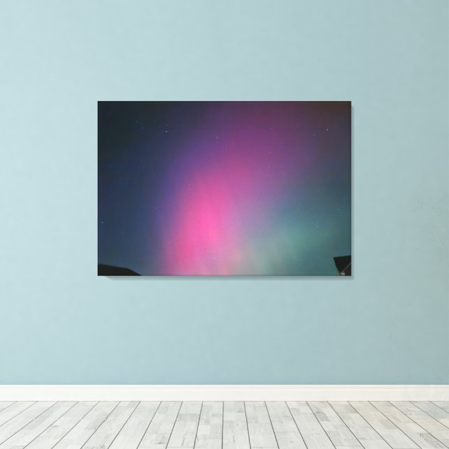 Northern Lights  Canvas Print (Insitu(Wood Floor))