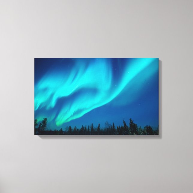 Northern lights canvas print (Front)