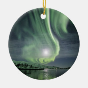 Northern Lights Ceramic Tree Decoration