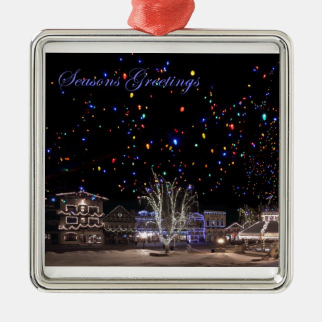 'Northern Lights' Christmas Ornament (Front)