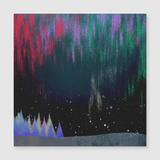 Northern Lights Contemporary Landscape (Front)
