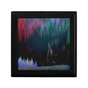 Northern Lights Contemporary Landscape Gift Box
