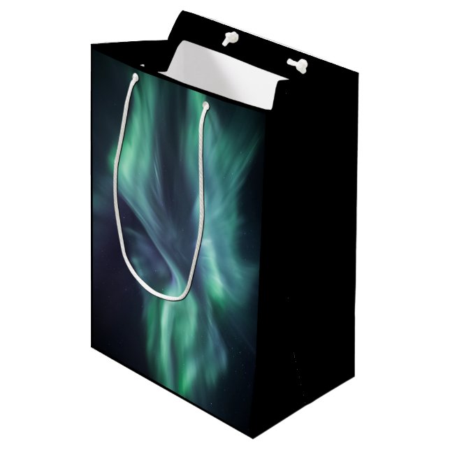 Northern Lights Corona Medium Gift Bag (Front Angled)