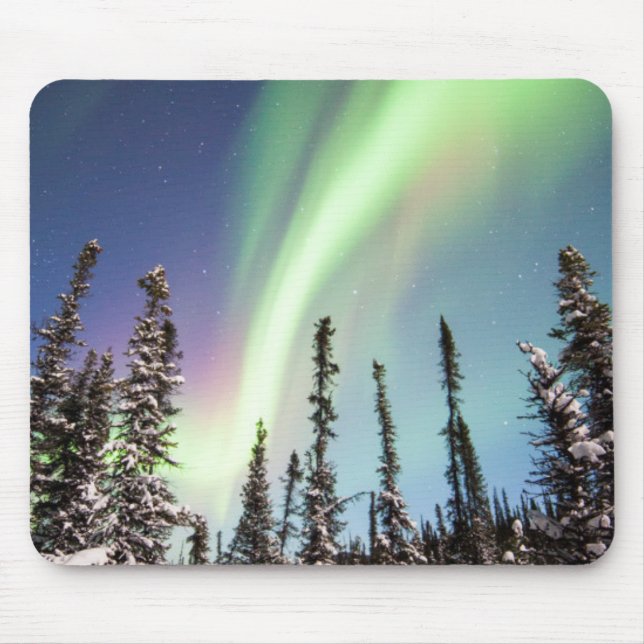 Northern Lights | Denali National Park Mouse Pad (Front)